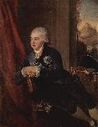 Ludwig Guttenbrunn Portrait of prince Alexey Kurakine USA oil painting artist